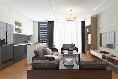 Luxury, designed bar 04 bedroom apartment in M1 Tower, Vinhomes Metropolis