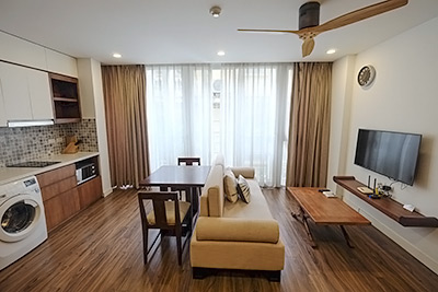 Modern 1-Bedroom Serviced Apartment for Rent in Dao Tan, Ba Dinh