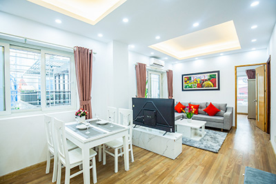 Modern 2 bedroom apartment for rent in Dao Tan, Near Lotte