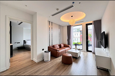Modern 2-Bedroom Apartment with a Large Balcony for Rent in Hai Ba Trung