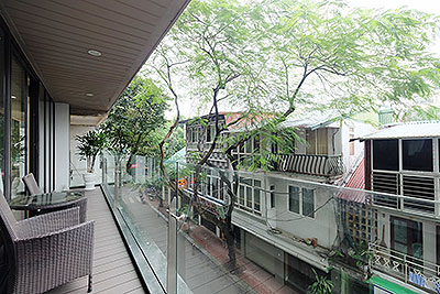 Modern 2-Bedroom Apartment with Balcony for Rent in Truc Bach, Hanoi