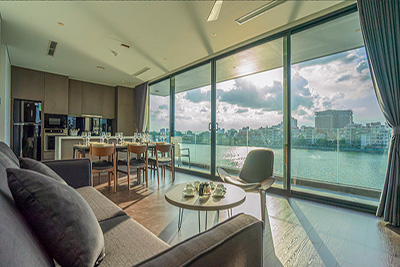 Modern 2-Bedroom Apartment with Fabulous Lake View for Rent in Tay Ho, Hanoi