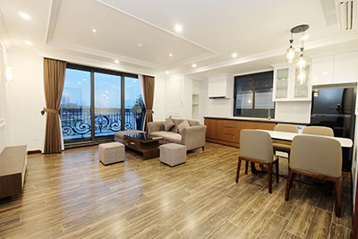 Modern 2-bedroom Apartment with lake view on Tran Vu Street