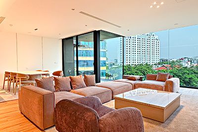 Modern 2-Bedroom Apartment with Stunning West Lake View for rent on West Lake, Tay Ho