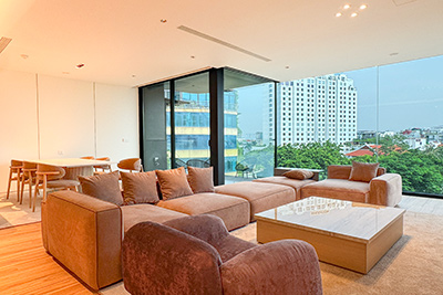Modern 2-Bedroom Apartment with Stunning West Lake View for rent on West Lake, Tay Ho