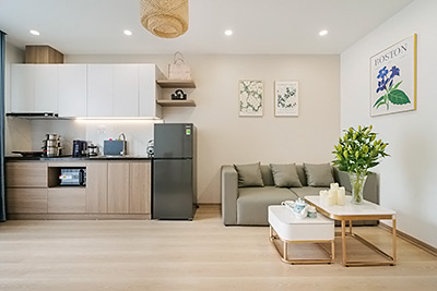 Modern 2-Bedroom Serviced Apartment for Rent in Kim Ma St, Near Lotte Center