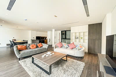 Modern 3 bedroom duplex apartment in the heart of Tay Ho