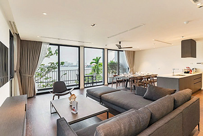 Modern 4 bedroom Apartment with beautiful lake view in Tay Ho