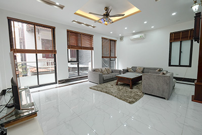 Modern 4 bedroom house with terrace to rent on To Ngoc Van