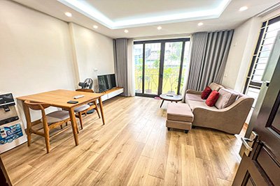 Modern apartment with 2 bedrooms for rent near Lotte Ba Dinh