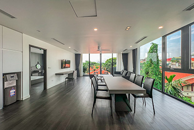 Modern concept 3-bedroom apartment with lots of natural light at Lane 31 Xuan Dieu