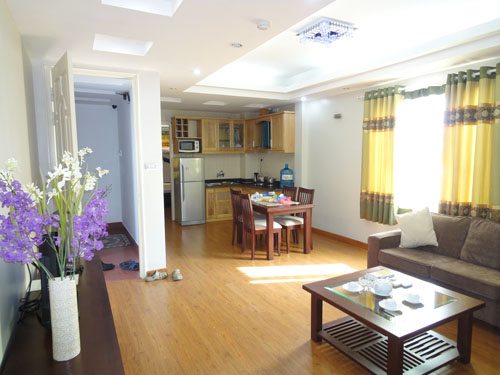 Modern apartment for rent on Ly Thuong Kiet, Hoan Kiem, Hanoi