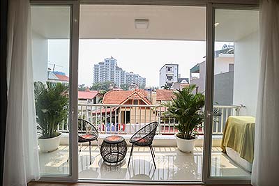 Modern style apartment with 02 bedrooms in Dang Thai Mai, nice view