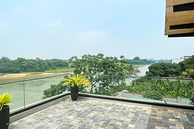 Modern Villa with River view & large garden in Long Bien