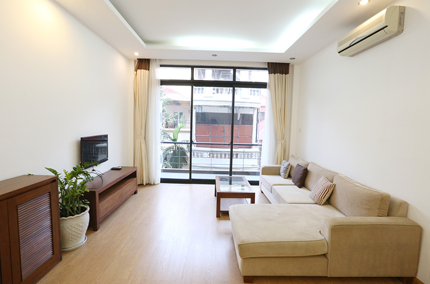 Natural light, spacious apartment for rent in Ba Dinh