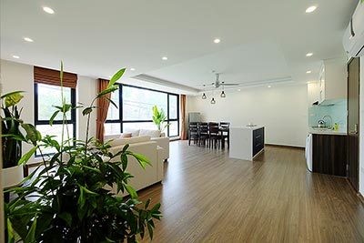 New Spacious 2 Bedroom Apartment in Dang Thai Mai str, Tay Ho Hanoi