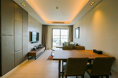Cho thuê căn hộ 128m2, 03 phòng ngủ, siêu cao cấp, view Hồ Tây tại Oakwood Hà Nội