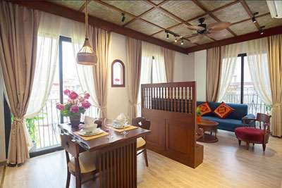 One bedroom apartment for rent in Tay Ho district: beautiful, large, modern