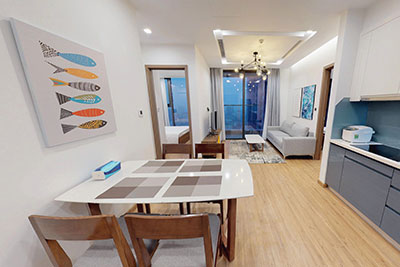 Rental 2 bedroom apartment in Vinhomes Metropolis, modern furnishing