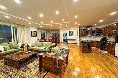 Spacious 170m2, 3-Bedroom Apartment for Rent in Vuon Dao Building, Tay Ho