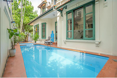 Spacious 5-Bedroom House for Rent with Private Pool and Lush Garden in Tay Ho, Hanoi