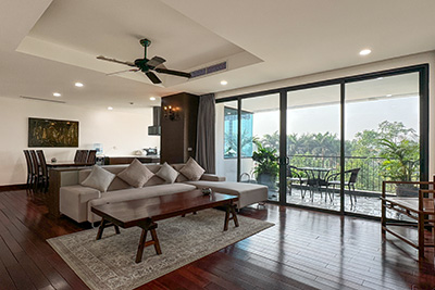 Spacious living 04BRs apartment in quiet neighborhood of Tay Ho, Hanoi