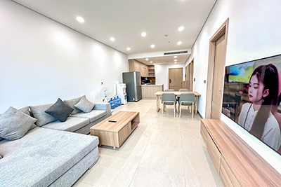 Stylish 2-Bedroom + Office Apartment for Rent at Lancaster Lumini, Hanoi