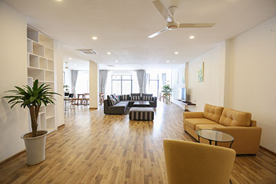 Super spacious and cozy 04BRs apartment on To Ngoc Van, street view