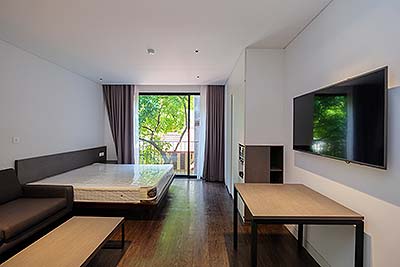 High-end studio apartment at Sweet Home 7 - To Ngoc Van, bright and airy