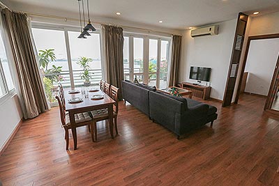 Top floor 2 bedroom apartment with amazing lake view in Tay Ho