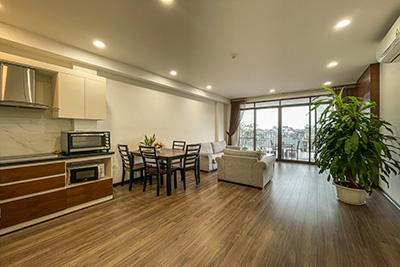 Top floor 2 bedroom Apartment with lake view on Xuan Dieu