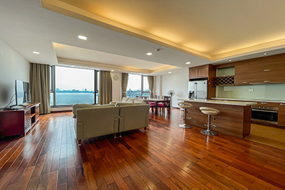 Top view 2 bedroom apartment for rent in Xuan Dieu