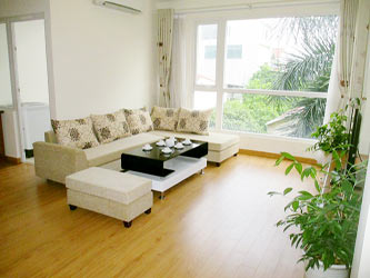 Hai phòng ngủ căn hộ cho thuê tại Ba Đình, thiết kế hiện đại, nội thất sang trọng
