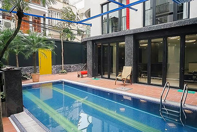 Unique duplex 3-bedroom Apartment with private pool on Xuan Dieu