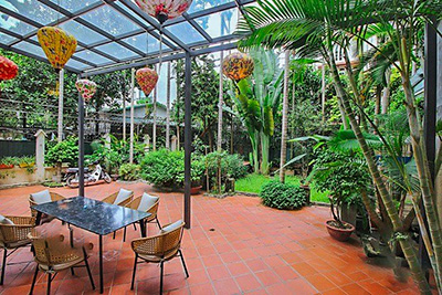 Villa for rent in Tay Ho-Hanoi, 5 bedroom villa include garden and yard