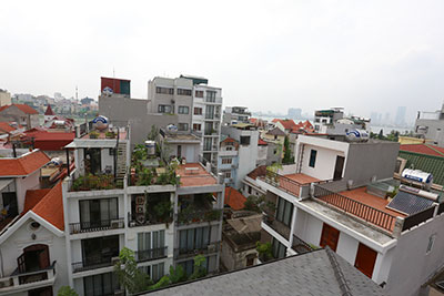 Westlake and city view 03BRs top floor duplex on Xuan Dieu