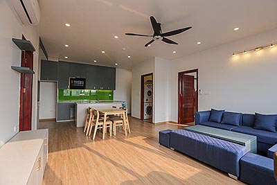 Westlake apartment on Xuan Dieu with  03 bedrooms, Car accessible