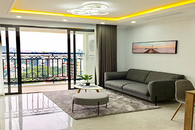 Westlake view 2BR apartment with balcony at D’Leroi Soleil Tay Ho