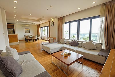 Westlake view Spacious terrace 3 - bedrooms duplex penthouse on Trinh Cong Son