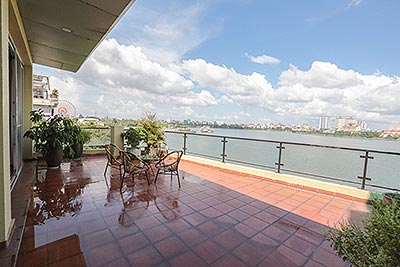 Westlake view Terrace Apartment with 02 bedroom in Nhat Chieu